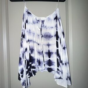 Tie-Dye Spaghetti Strap off shoulder Top